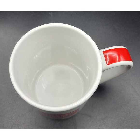 The Salvation Army Ceramic Mug White & Red 14 Ounce Capacity 5" Tall - Picture 6 of 7